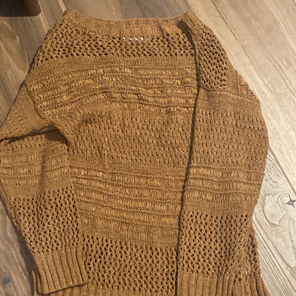 Andrea Jovine Sweater - size small - brown
